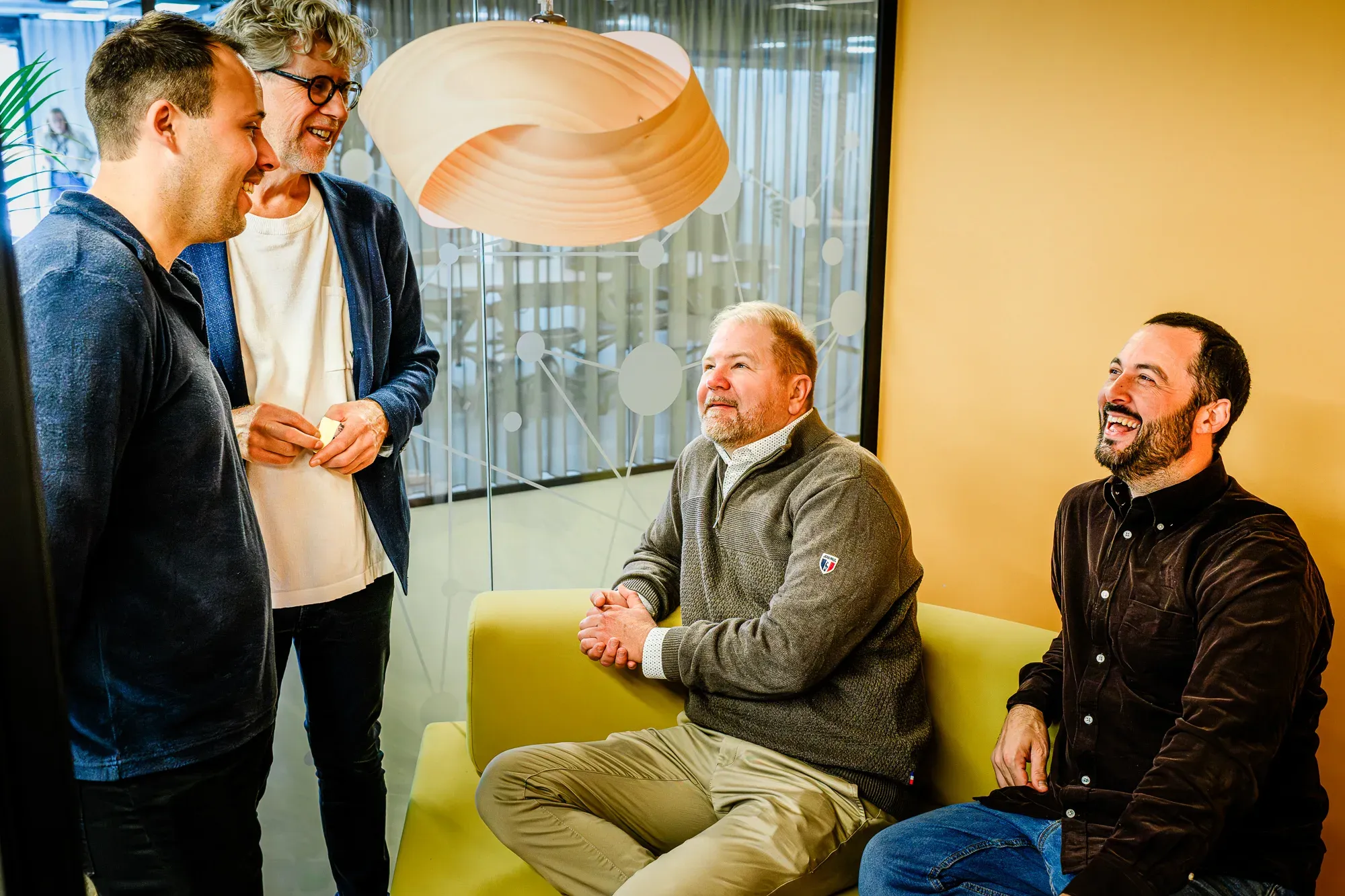 Screenpartner-teamet på kontoret
